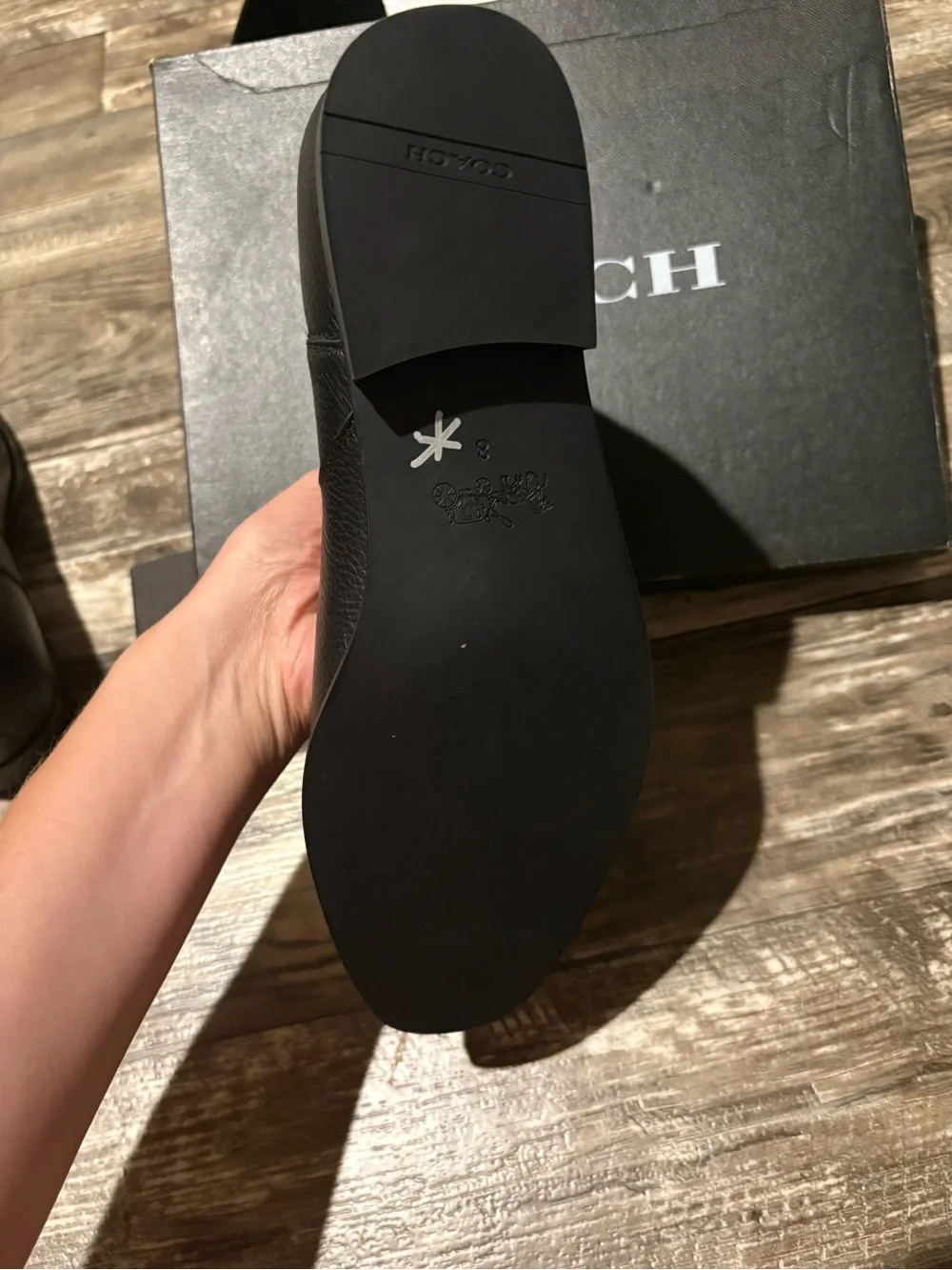 Coach Men’s Graham Chelsea Black Pebbled Leather Boots
